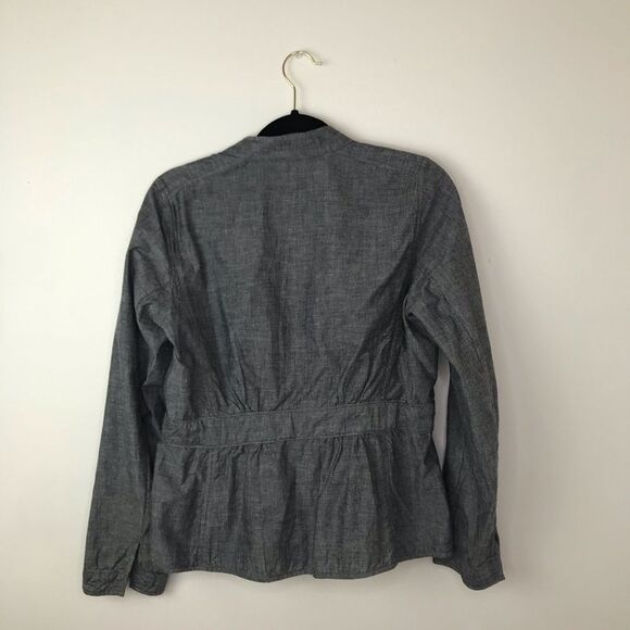 Eileen Fisher cotton‎ button front blazer jacket - Picture 4 of 4